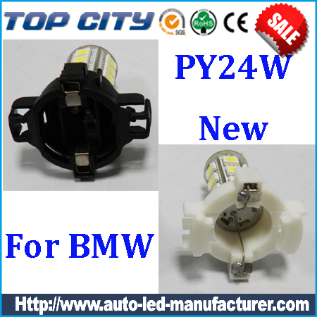 py24w led bulb, py24w led lamp, py242 led light, BMW py24w lights, BMW PY24W Singal lamp, Topcity Error Free No Resistor Required
PY24W 5200s 18SMD 5050 LED Bulbs For BMW, Mercedes, Land Range Front Turn
Signal Lights